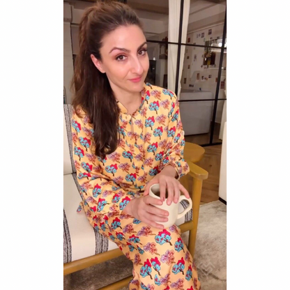 Soha Ali Khan in Short Kurti With Palazzo Pants